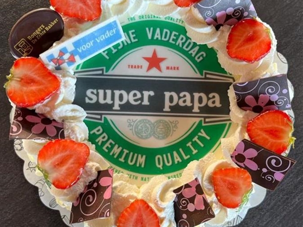 Vaderdagtaart 8 pers