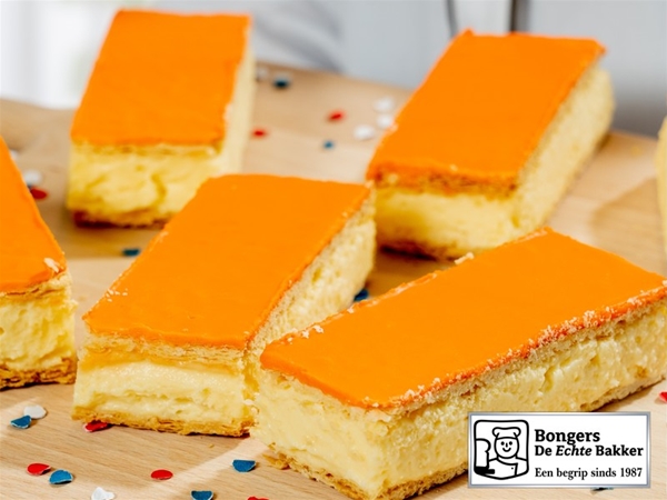 Oranje tompouce&nbsp;per 5 stuks
